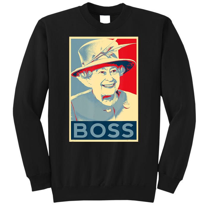 Boss Platinum Jubilee Queen Elizabeth Retro Sweatshirt