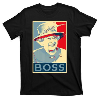 Boss Platinum Jubilee Queen Elizabeth Retro T-Shirt