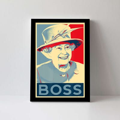 Boss Platinum Jubilee Queen Elizabeth Retro Canvas