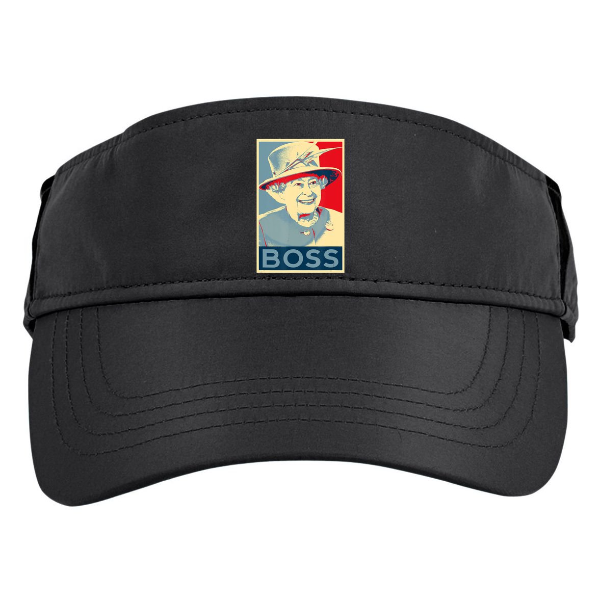 Boss Platinum Jubilee Queen Elizabeth Retro Adult Drive Performance Visor