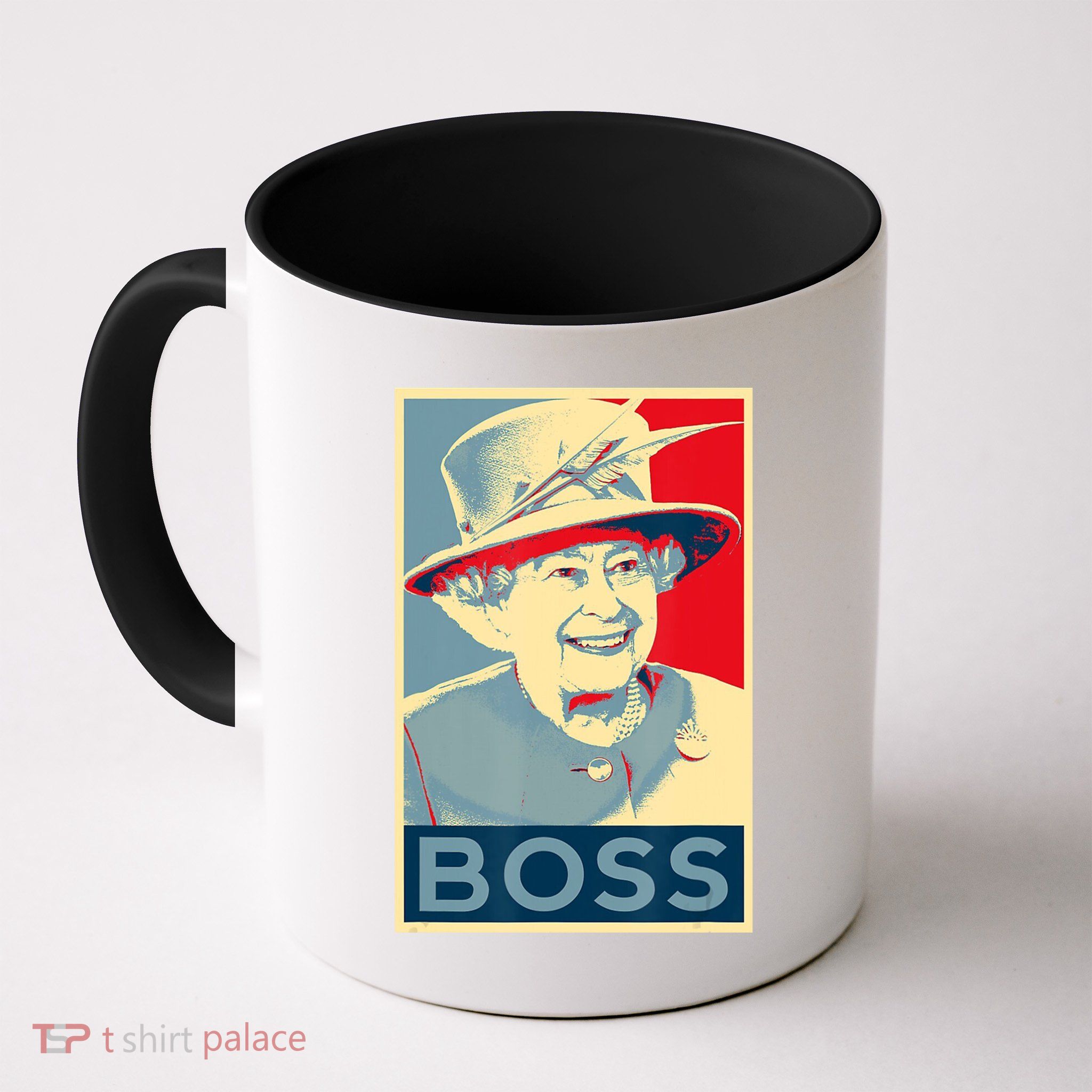 Boss Platinum Jubilee Queen Elizabeth Retro Coffee Mug