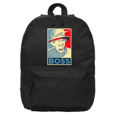 Boss Platinum Jubilee Queen Elizabeth Retro 16 in Basic Backpack