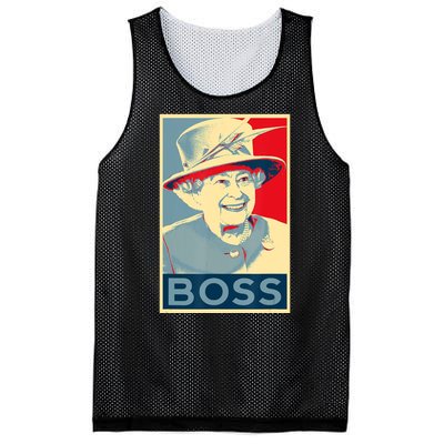 Boss Platinum Jubilee Queen Elizabeth Retro Mesh Reversible Basketball Jersey Tank