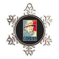 Boss Platinum Jubilee Queen Elizabeth Retro Metallic Star Ornament