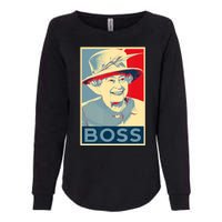 Boss Platinum Jubilee Queen Elizabeth Retro Womens California Wash Sweatshirt