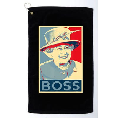 Boss Platinum Jubilee Queen Elizabeth Retro Golf Towel