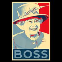 Boss Platinum Jubilee Queen Elizabeth Retro Zip Tote Bag