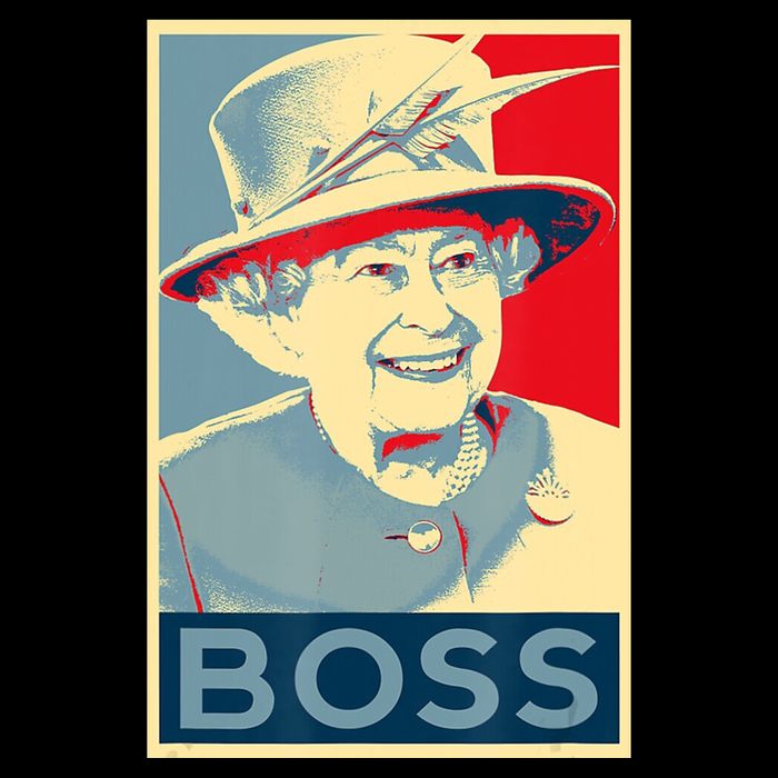 Boss Platinum Jubilee Queen Elizabeth Retro Zip Tote Bag