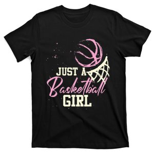  Basketball Player Just A Who Loves Basketball T-Shirt