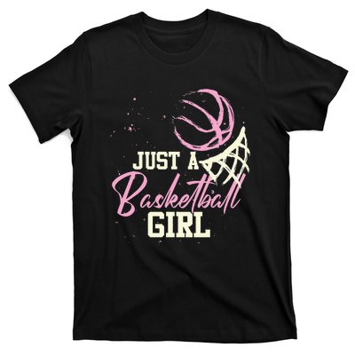  Basketball Player Just A Who Loves Basketball T-Shirt