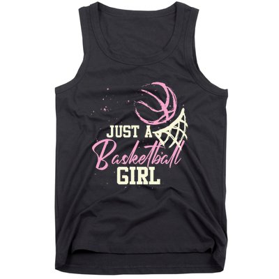  Basketball Player Just A Who Loves Basketball Tank Top