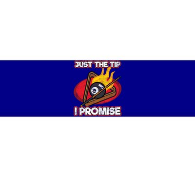 Billiards Player Just The Tip Promise Magic Shot Pool Cool Gift Bumper Sticker