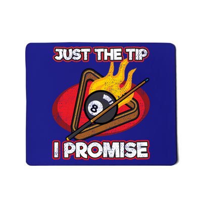 Billiards Player Just The Tip Promise Magic Shot Pool Cool Gift Mousepad