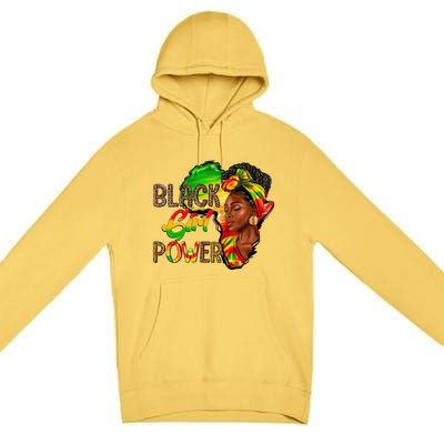 Black Power Juneteenth Celebrating Black Freedom 1865 Gift Premium Pullover Hoodie