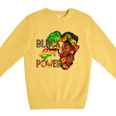 Black Power Juneteenth Celebrating Black Freedom 1865 Gift Premium Crewneck Sweatshirt