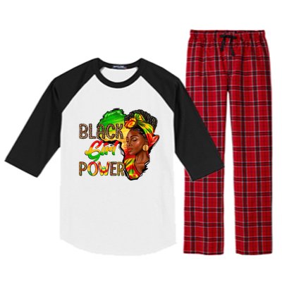 Black Power Juneteenth Celebrating Black Freedom 1865 Gift Raglan Sleeve Pajama Set