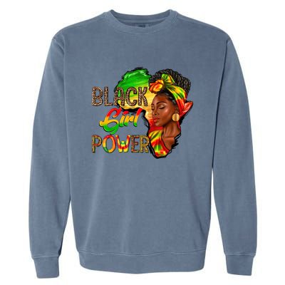 Black Power Juneteenth Celebrating Black Freedom 1865 Gift Garment-Dyed Sweatshirt