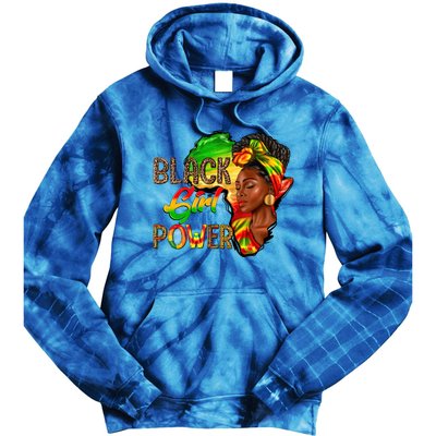 Black Power Juneteenth Celebrating Black Freedom 1865 Gift Tie Dye Hoodie