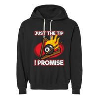 Billiards Player Just The Tip Promise Magic Shot Pool Funny Gift Garment-Dyed Fleece Hoodie