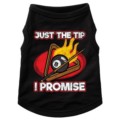 Billiards Player Just The Tip Promise Magic Shot Pool Funny Gift Doggie Tank