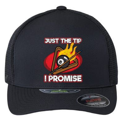 Billiards Player Just The Tip Promise Magic Shot Pool Funny Gift Flexfit Unipanel Trucker Cap
