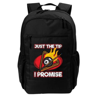 Billiards Player Just The Tip Promise Magic Shot Pool Funny Gift Backpack