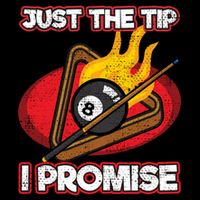 Billiards Player Just The Tip Promise Magic Shot Pool Funny Gift Backpack