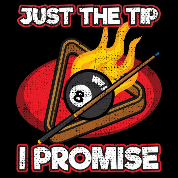 Billiards Player Just The Tip Promise Magic Shot Pool Funny Gift Backpack