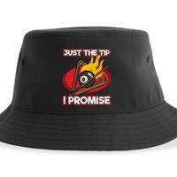 Billiards Player Just The Tip Promise Magic Shot Pool Funny Gift Sustainable Bucket Hat
