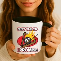 Billiards Player Just The Tip Promise Magic Shot Pool Funny Gift Mug