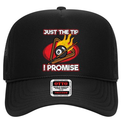 Billiards Player Just The Tip Promise Magic Shot Pool Funny Gift Trucker Hat