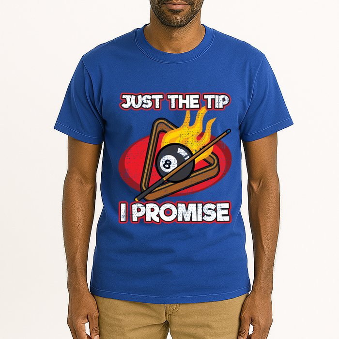 Billiards Player Just The Tip Promise Magic Shot Pool Funny Gift Tall T-Shirt