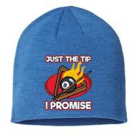 Billiards Player Just The Tip Promise Magic Shot Pool Funny Gift Sustainable Beanie
