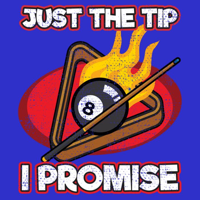 Billiards Player Just The Tip Promise Magic Shot Pool Funny Gift 16 in Basic Backpack