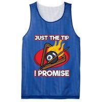 Billiards Player Just The Tip Promise Magic Shot Pool Funny Gift Mesh Reversible Basketball Jersey Tank
