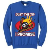 Billiards Player Just The Tip Promise Magic Shot Pool Funny Gift Tall Sweatshirt