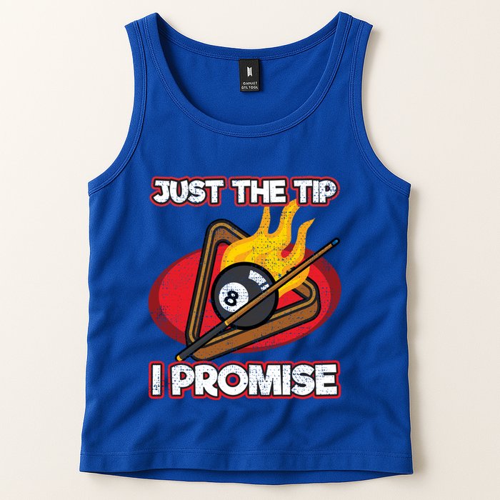 Billiards Player Just The Tip Promise Magic Shot Pool Funny Gift Tank Top