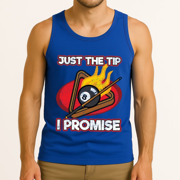 Billiards Player Just The Tip Promise Magic Shot Pool Funny Gift Tank Top