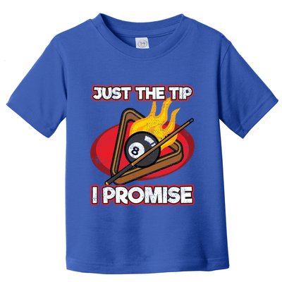 Billiards Player Just The Tip Promise Magic Shot Pool Funny Gift Toddler T-Shirt