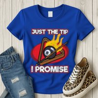 Billiards Player Just The Tip Promise Magic Shot Pool Funny Gift Womens T-Shirt