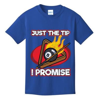 Billiards Player Just The Tip Promise Magic Shot Pool Funny Gift Kids T-Shirt