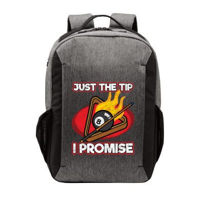 Billiards Player Just The Tip Promise Magic Shot Pool Funny Gift Vector Backpack