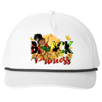 Black Princess Juneteenth Freedom Day Black Gift Snapback Five-Panel Rope Hat