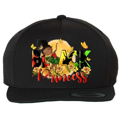 Black Princess Juneteenth Freedom Day Black Gift Wool Snapback Cap