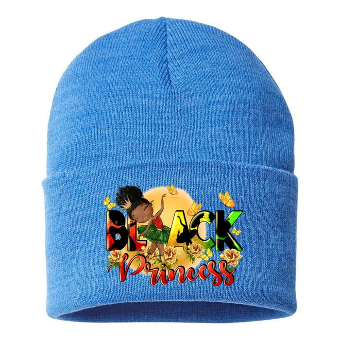 Black Princess Juneteenth Freedom Day Black Gift Sustainable Knit Beanie