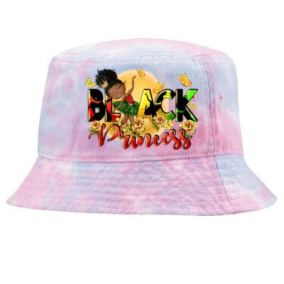 Black Princess Juneteenth Freedom Day Black Gift Tie-Dyed Bucket Hat