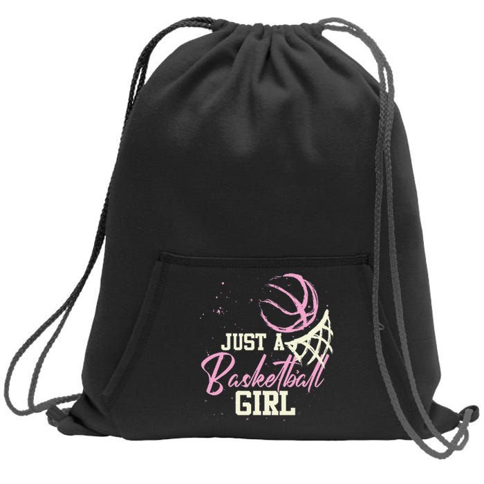 Basketball Player  Just A Basketball  Basketball Sweatshirt Cinch Pack Bag