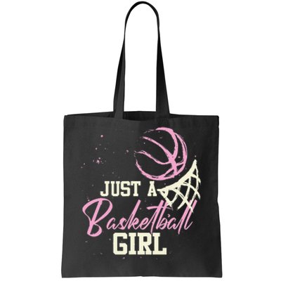 Basketball Player  Just A Basketball  Basketball Tote Bag