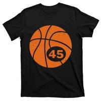 Basketball Player Jersey Number 45 Graphic T-Shirt