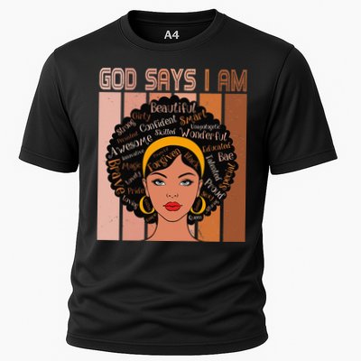 Black Powerful Juneteenth African American God Says I Am Performance Shirt